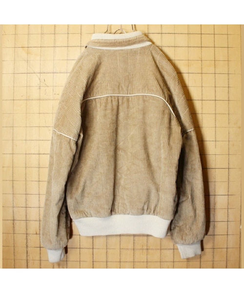 の「60s 70s フランス製 太畝コーデュロイ ジップアップ ジャケット