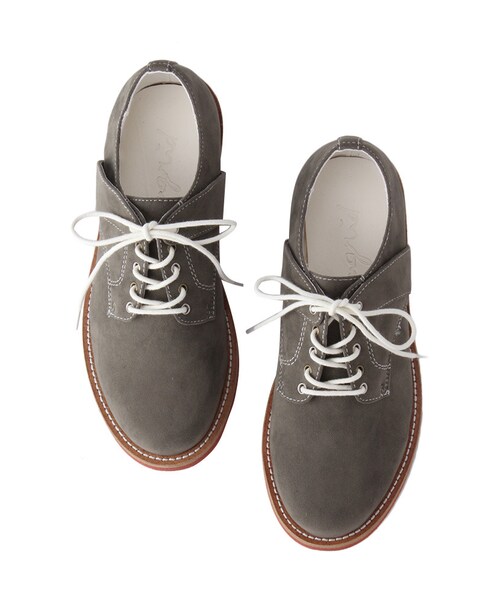 Ungrid（アングリッド）の「【men's like】プレーントゥシューズ（シューズ・レディース・オフホワイト/ネイビー/カーキ・S/M/L）」の2枚目の写真