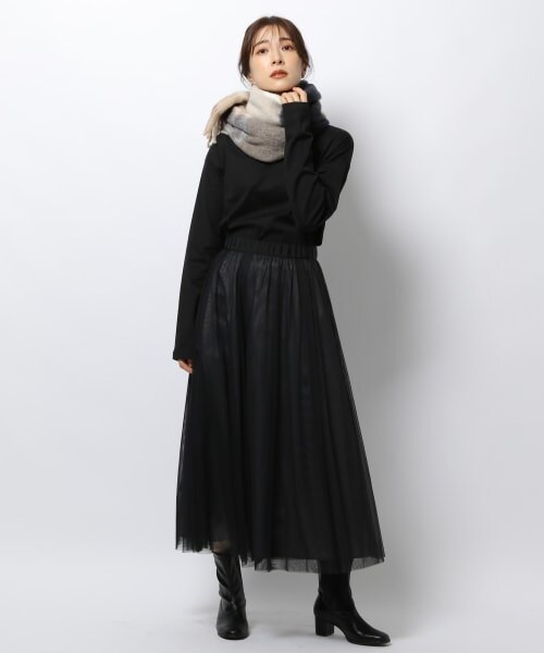 BARNYARDSTORM（バンヤードストーム）の「スリットロンT（トップス・レディース・ブラック×ホワイト01/ホワイト10/オフホワイト11/ブラック19・S(0)/M(1)）」の20枚目の写真