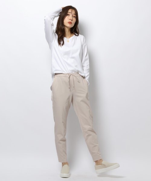 BARNYARDSTORM（バンヤードストーム）の「スリットロンT（トップス・レディース・ブラック×ホワイト01/ホワイト10/オフホワイト11/ブラック19・S(0)/M(1)）」の12枚目の写真