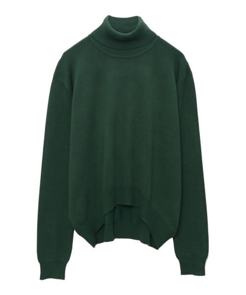 Re:EDIT（リエディ）の「CHICMUSE シンプルタートルニットトップス（トップス・レディース・ブラック/ホワイト/ワイン/マスタード/モスグリーン/ネイビー/ボーダーブラック/ボーダーネイビー/ボーダーワイン/ボーダーモスグリーン・M）」の8枚目の写真