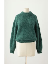 imvely | ルーズアンゴラニットプルオーバー(ニット/セーター)