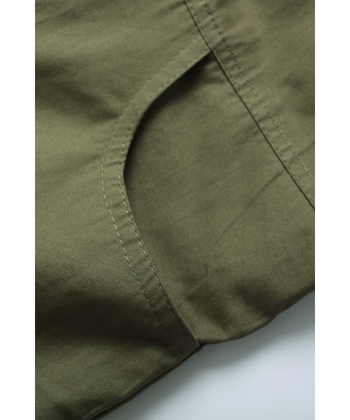 ORENDA（オレンダ）の「個性後縮腰立體翻領軍外套（ジャケット/アウター・レディース・軍綠/丈青・F）」の14枚目の写真