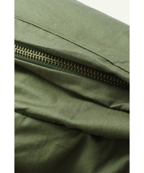 ORENDA（オレンダ）の「個性後縮腰立體翻領軍外套（ジャケット/アウター・レディース・軍綠/丈青・F）」の17枚目の写真
