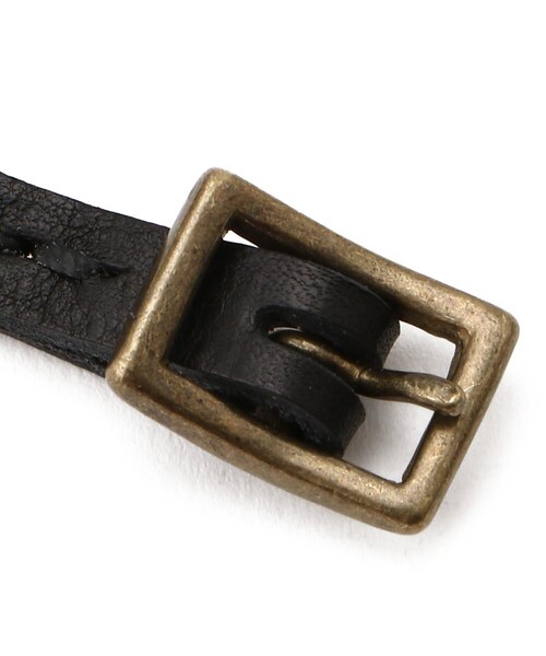 Hender Scheme(エンダースキーマ)の「HenderScheme/エンダースキーマ/snake belt/スネークベルト(ファッション雑貨・メンズ・NATURAL/BLACK・F)」の2枚目の写真