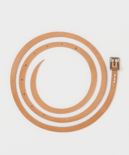 Hender Scheme(エンダースキーマ)の「HenderScheme/エンダースキーマ/snake belt/スネークベルト(ファッション雑貨・メンズ・NATURAL/BLACK・F)」の5枚目の写真