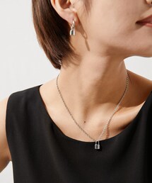 ear PAPILLONNER | ステンレスパドロックショートネックレス(ネックレス)