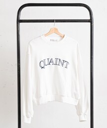 prose verse | 《WEB先行予約》刺繍ロゴゆる裏毛スウェット(Tシャツ/カットソー)