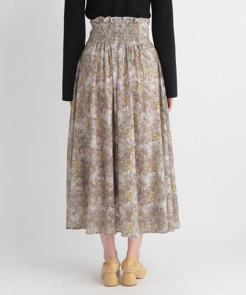 Andemiu（アンデミュウ）の「ボタニカルガラジャカードスカート（スカート・レディース・オレンジ40/アイボリー52/ベージュ55・S/M）」の18枚目の写真