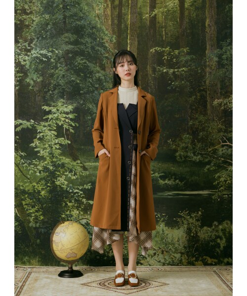 Marjorie（マージョリー）の「沉睡的大地，兩件式長版西裝背心外套