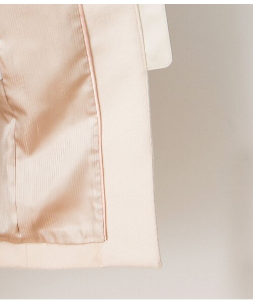 ROPE'（ロペ）の「【先行予約】カシミヤビーバージップノーカラーコート（コート・レディース・ブラック/ライトグレー/ベージュ・36/38）」の13枚目の写真