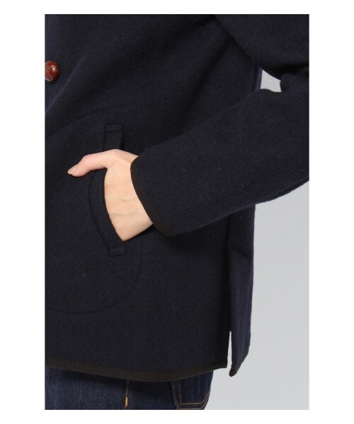 DANTON（ダントン）の「DANTON フードダブルショート（その他ブルゾン・レディース・ネイビー/ブルー A/レッド・36/38）」の9枚目の写真