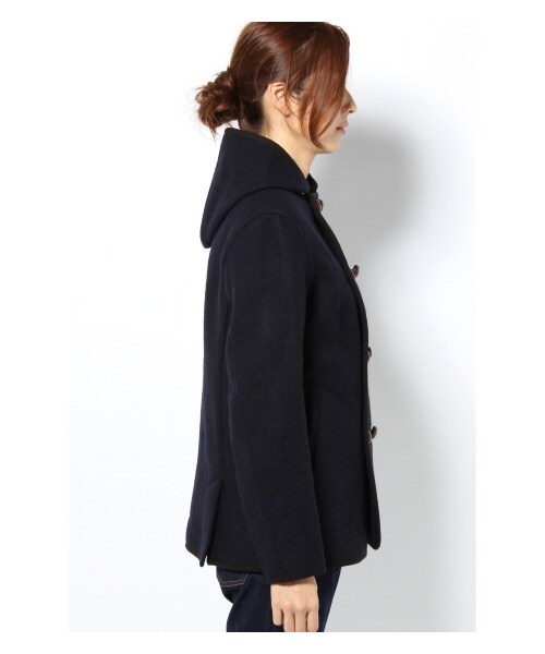 DANTON（ダントン）の「DANTON フードダブルショート（その他ブルゾン・レディース・ネイビー/ブルー A/レッド・36/38）」の5枚目の写真