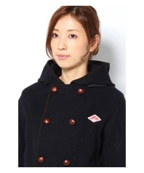 DANTON（ダントン）の「DANTON フードダブルショート（その他ブルゾン・レディース・ネイビー/ブルー A/レッド・36/38）」の7枚目の写真