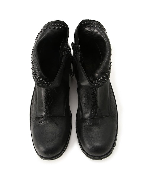 KMRii（ケムリ）の「【別注】KMRii/ケムリ/Crush Short Boots 03（シューズ・メンズ・BLACK・41/42/43）」の3枚目の写真