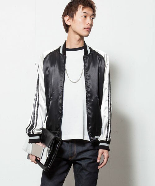 MIDWEST（ミッドウエスト）の「ANREALAGE ×MIDWEST　【EXCLUSIVE】 REVERSIBLE BLOUSON（ブルゾン・メンズ・ブラック・MEDIUM/LARGE）」の2枚目の写真