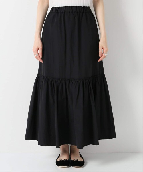 【新品】IENA イエナ Olmetexナイロンティアードスカート　38 IENA Olmetex ナイロンティアードスカート 38