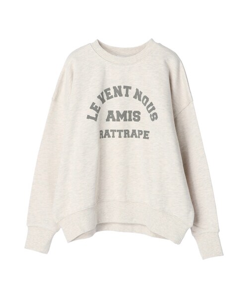 AMERICAN HOLIC（アメリカンホリック）の「裏毛ロゴプルオーバー1（トップス・杢ホワイト/杢ライトグレー・M/L）」の11枚目の写真