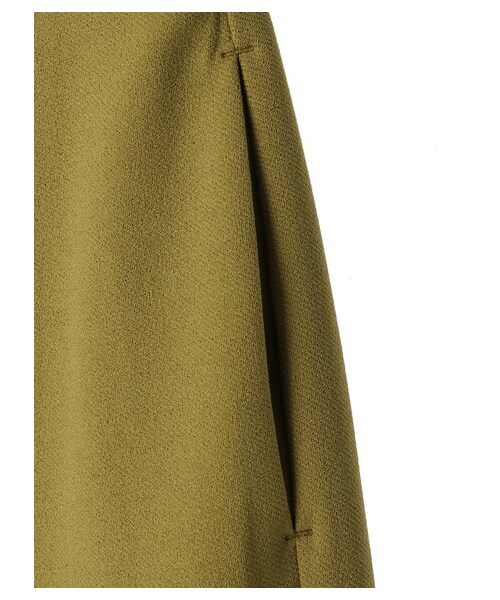 earth music&ecology（アースミュージックアンドエコロジー）の「ハイウエストタックストレートパンツ（パンツ・ブラック/ブラウン/イエロー/ブルーグリーン・S/M）」の19枚目の写真