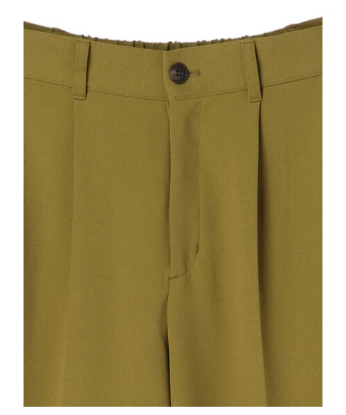 earth music&ecology（アースミュージックアンドエコロジー）の「ハイウエストタックストレートパンツ（パンツ・ブラック/ブラウン/イエロー/ブルーグリーン・S/M）」の14枚目の写真