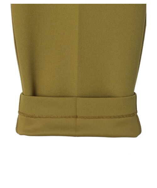 earth music&ecology（アースミュージックアンドエコロジー）の「ハイウエストタックストレートパンツ（パンツ・ブラック/ブラウン/イエロー/ブルーグリーン・S/M）」の20枚目の写真