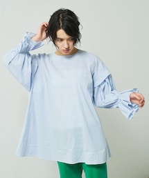 Lui's | タックスリーブフレアブラウス(シャツ/ブラウス)