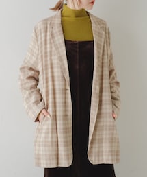 Kastane | チェックジャガードジャケット(テーラードジャケット)