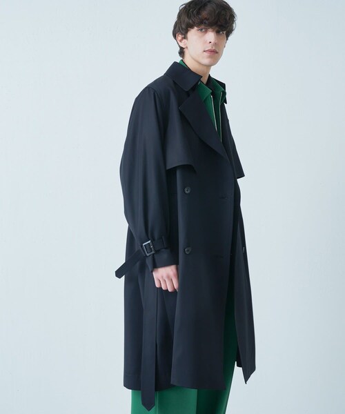 Lui's（ルイス）の「シンセティックレザートレンチコート（その他