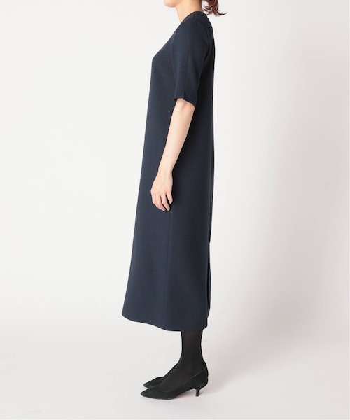 IENA（イエナ）の「《予約》&NAVY デザインジョーゼットワンピース
