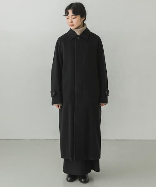 AURALEE(オーラリー)の「AURALEE CASHMERE WMOSSER SOUTIEN COLLAR COAT(その他・レディース・BLACK・1)」の12枚目の写真