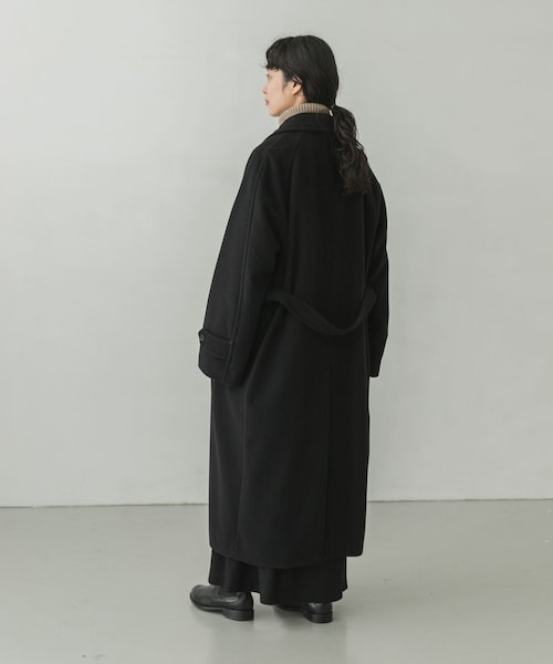 AURALEE(オーラリー)の「AURALEE CASHMERE WMOSSER SOUTIEN COLLAR COAT(その他・レディース・BLACK・1)」の10枚目の写真
