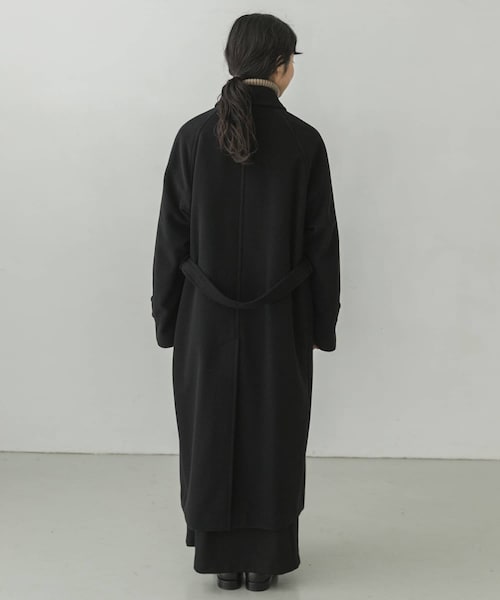 AURALEE(オーラリー)の「AURALEE CASHMERE WMOSSER SOUTIEN COLLAR COAT(その他・レディース・BLACK・1)」の14枚目の写真