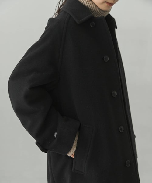 AURALEE(オーラリー)の「AURALEE CASHMERE WMOSSER SOUTIEN COLLAR COAT(その他・レディース・BLACK・1)」の16枚目の写真