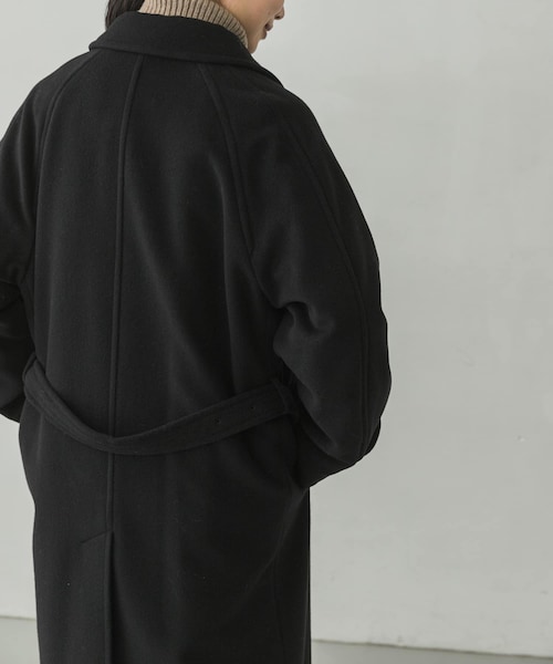AURALEE(オーラリー)の「AURALEE CASHMERE WMOSSER SOUTIEN COLLAR COAT(その他・レディース・BLACK・1)」の19枚目の写真