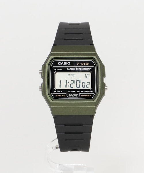 CASIO(カシオ)の「CASIO F-91WM(その他・メンズ・OLIVE/BLK/SILVER/BLK・FREE)」の1枚目の写真