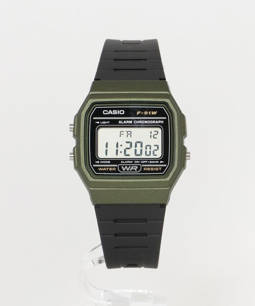 CASIO(カシオ)の「CASIO F-91WM(その他・メンズ・OLIVE/BLK/SILVER/BLK・FREE)」の3枚目の写真