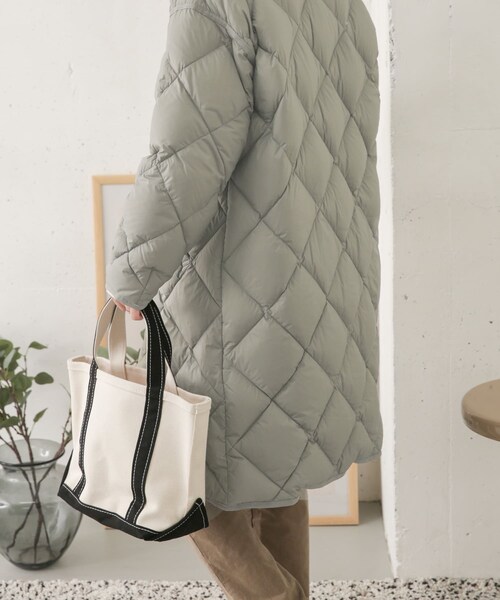 URBAN RESEARCH DOORS（アーバンリサーチドアーズ）の「ライトダウンキルトコート（その他・レディース・KHAKI/L.GREGE/NAVY・one）」の8枚目の写真