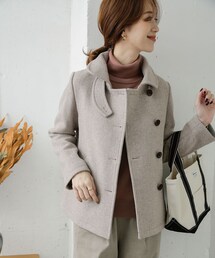 URBAN RESEARCH DOORS（アーバンリサーチドアーズ）の「ショールカラー2WAYショートコート（その他・レディース）」