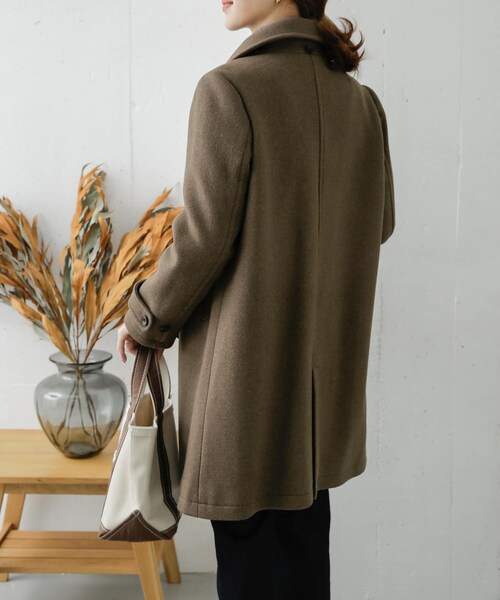 URBAN RESEARCH DOORS(アーバンリサーチドアーズ)の「ショールカラー2WAYロングコート()」 - WEAR