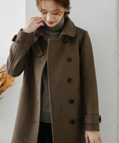 URBAN RESEARCH DOORS(アーバンリサーチドアーズ)の「ショールカラー2WAYロングコート()」 - WEAR