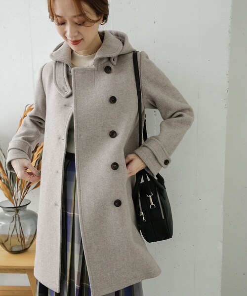 URBAN RESEARCH DOORS（アーバンリサーチドアーズ）の「ショールカラー2WAYロングコート（）」 - WEAR