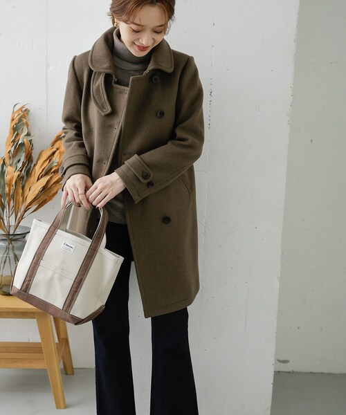 URBAN RESEARCH DOORS(アーバンリサーチドアーズ)の「ショールカラー2WAYロングコート()」 - WEAR