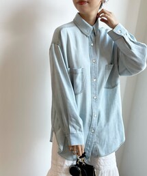 DouDou | テンセルデニムシャツ(シャツ/ブラウス)
