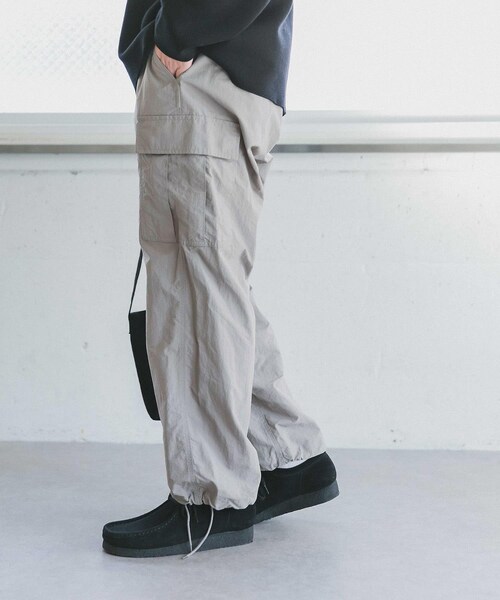 URBAN RESEARCH DOORS（アーバンリサーチドアーズ）の「リップストップミリタリートラウザー（その他・メンズ・Gray/D.Navy・38/40）」の8枚目の写真