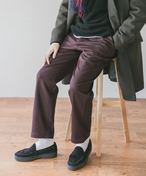 URBAN RESEARCH DOORS（アーバンリサーチドアーズ）の「裏起毛 EasyTuckTrouser（その他・メンズ・Wine/BeigeKhaki/Navy/Black・38/40）」の11枚目の写真