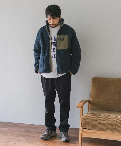 URBAN RESEARCH DOORS（アーバンリサーチドアーズ）の「裏起毛 EasyTuckTrouser（その他・メンズ・Wine/BeigeKhaki/Navy/Black・38/40）」の19枚目の写真