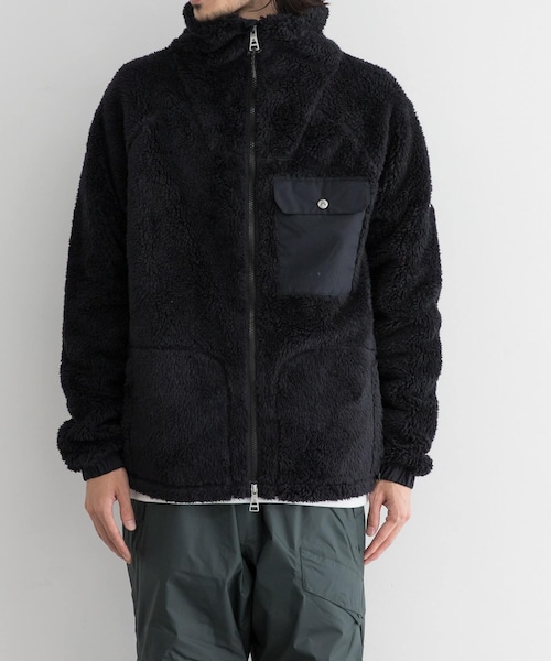 Cape HEIGHTS（ケープハイツ）の「Cape HEIGHTS RIVAS FLEECE JACKET（その他・メンズ・BLACK/MUSHROOM・XS/S/M）」の8枚目の写真