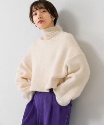 KBF（ケイビーエフ）の「リバーシブルハイネックショートニット（その他・レディース）」