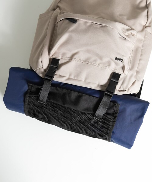 10mois（ディモワ）の「10mois BOBO &goメッシュハンモック付きリュック（その他・レディース・ベージュ/ブラック・-）」の6枚目の写真