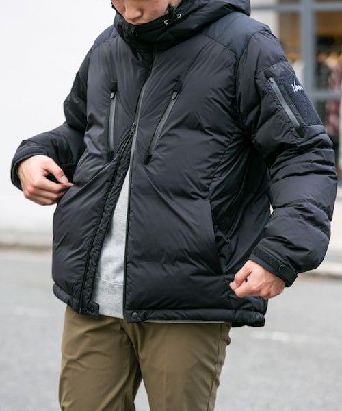 NANGA × Manual Alphabet】Down Coat BLK MANUAL ALPHABET NANGA